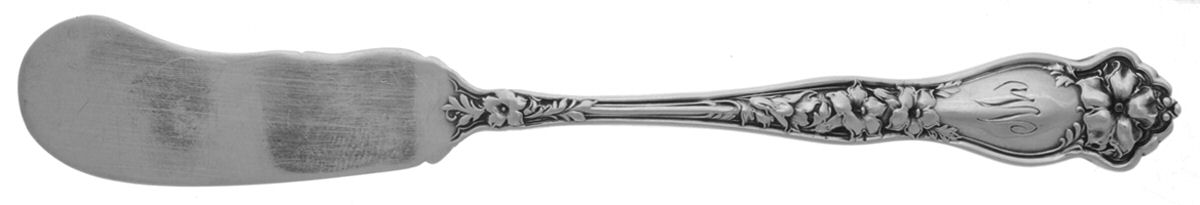 Althea (Sterling, 1910) Flat Handle Butter Spreader by International Silver-1