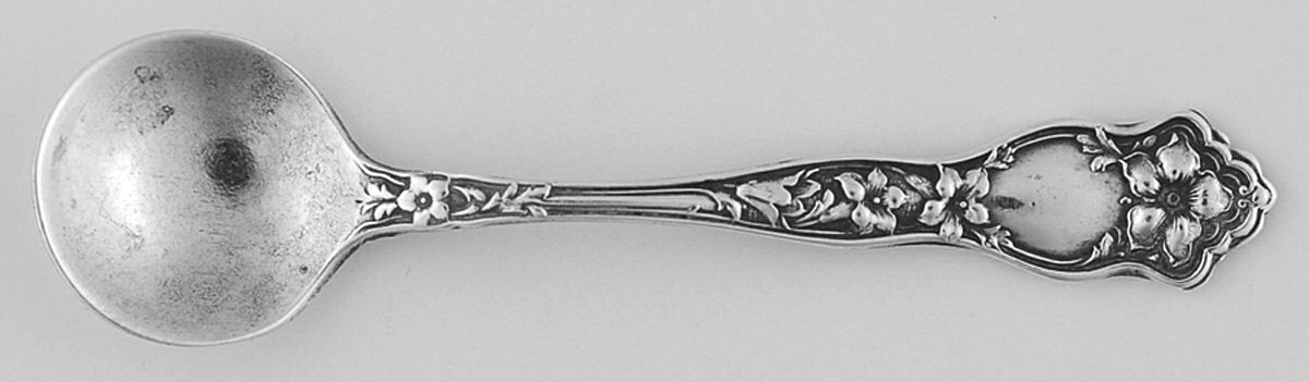 Althea (Sterling, 1910) Individual Salt Spoon by International Silver-1