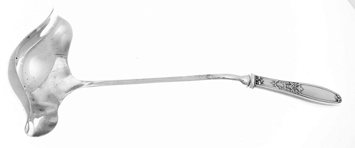 Ambassador (Silverplate, 1919) Punch Ladle with Silverplate Bowl by International Silver-1