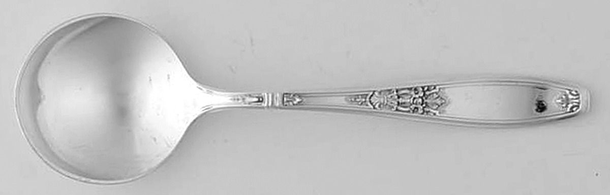 Ambassador (Silverplate, 1919) Round Bowl Soup Spoon (Bouillon) by International Silver-1