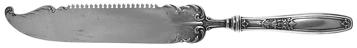 Ambassador (Silverplate, 1919) Hollow Handle Solid Cake Saw by International Silver-1