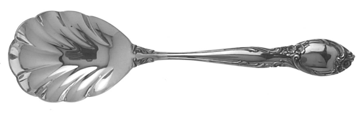 Amberly (Silverplate, 1985) Sugar Shell Spoon by International Silver-1