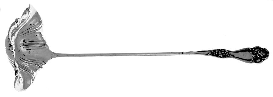 American Beauty Rose (Silverplate, 1909, s) Punch Ladle Solid Piece by International Silver-1