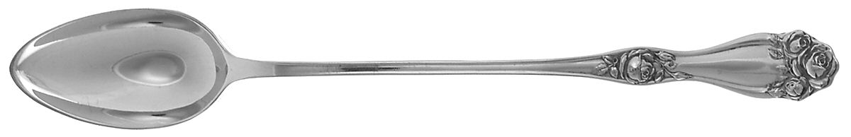 American Beauty Rose (Silverplate, 1909, s) Iced Tea Spoon by International Silver-1
