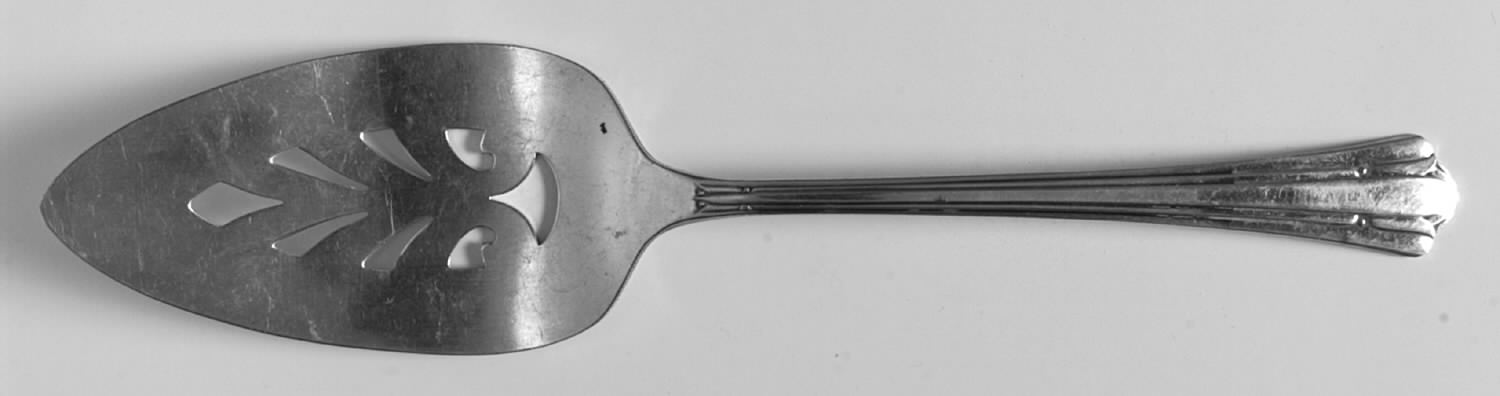 American Bride (Silverplate, 1930) Solid Pierced Pie Server by International Silver-1