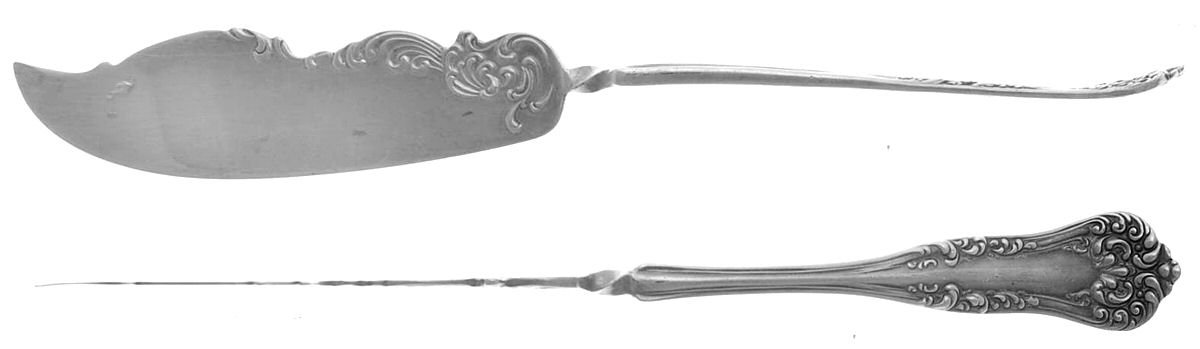 America (Silverplate, 1903) Flat Handle Master Butter Knife by International Silver-1