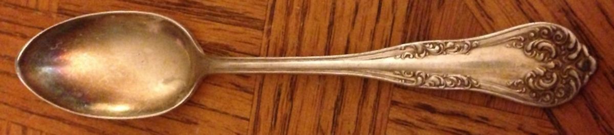 America (Silverplate, 1903) Five O'Clock Teaspoon by International Silver-1