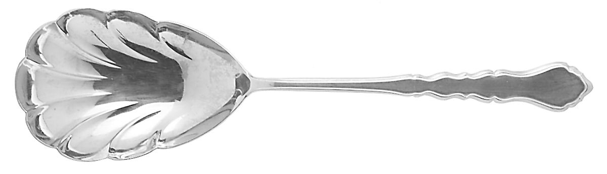 Americana (Stainless) Solid Shell Casserole Spoon by International Silver-1