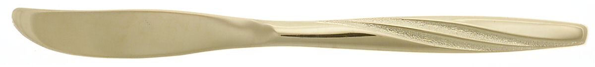 American Flair Gold (Gold Electroplate) Modern Solid Knife by International Silver-1