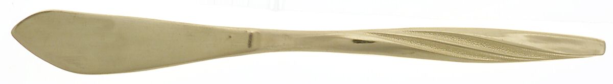 American Flair Gold (Gold Electroplate) Flat Handle Master Butter Knife by International Silver-1