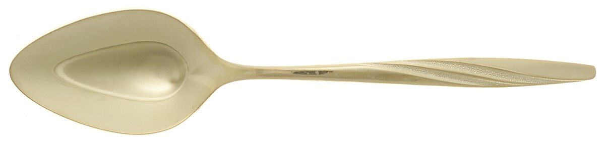 American Flair Gold (Gold Electroplate) Place/Oval Soup Spoon by International Silver-1