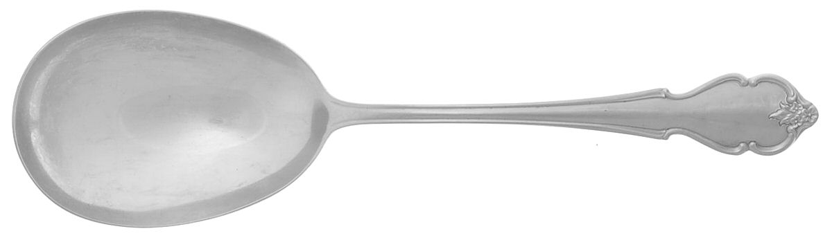 American Rose (Stainless) Solid Smooth Casserole Spoon by International Silver-1