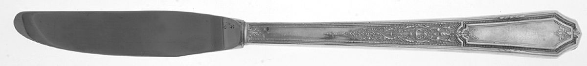 Ancestral (Silverplate, 1924) Modern Hollow Grille Knife by International Silver-1