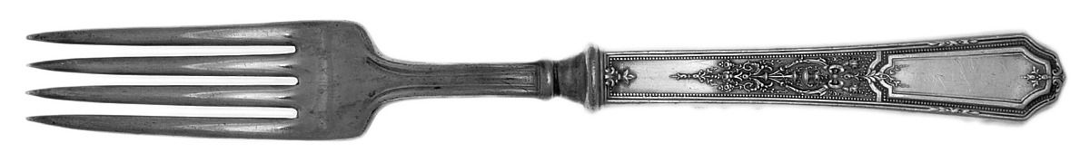 Ancestral (Silverplate, 1924) Hollow Handle Fork by International Silver-1