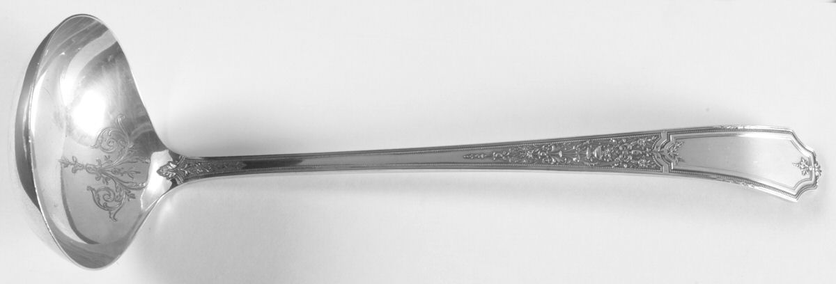 Ancestral (Silverplate, 1924) Solid Soup Ladle by International Silver-1