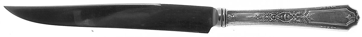 Ancestral (Silverplate, 1924) Small Steak Carving Knife with Stainless Blade by International Silver-1