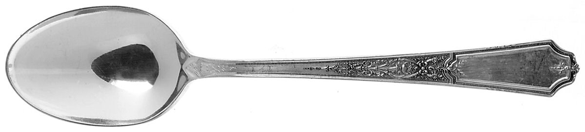 Ancestral (Silverplate, 1924) Dessert/Oval Soup Spoon by International Silver-1