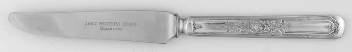 Ancestral (Silverplate, 1924) Individual Fruit Knife with Stainless Blade by International Silver-1