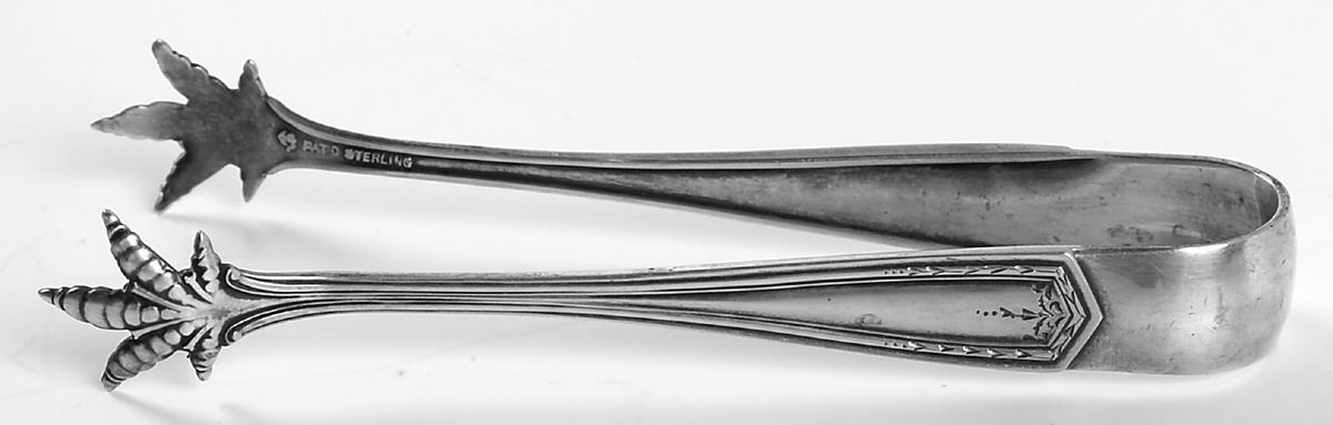 Andover (Sterling, 1919) Small Sugar Tongs by International Silver-1