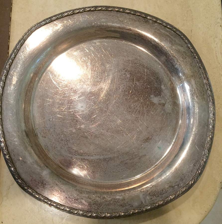 Andover (Silverplate, Hollowware) 12" Round Tray by International Silver-1