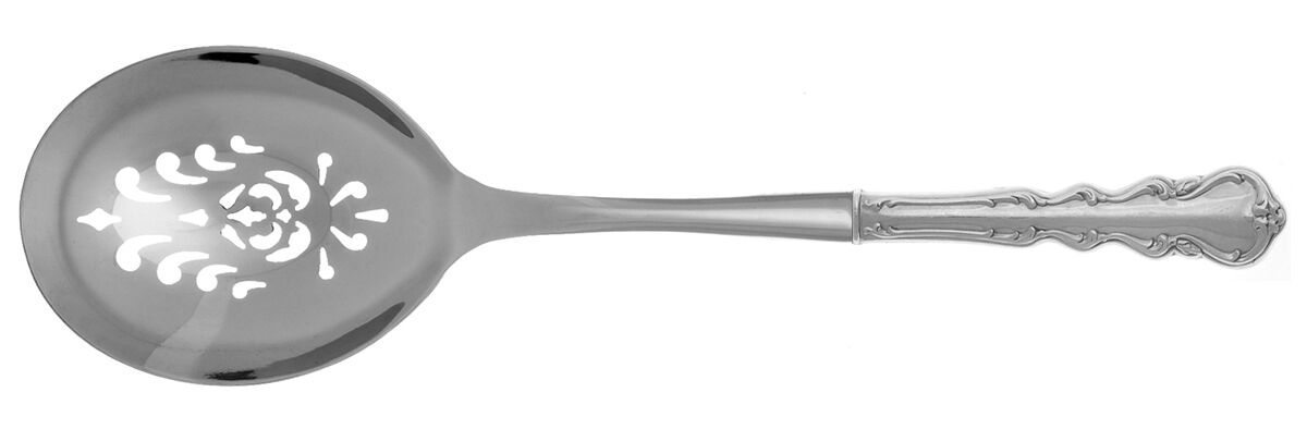 Angelique (Sterling) Casserole Spoon with Pierced Stainless Bowl HC by International Silver-1