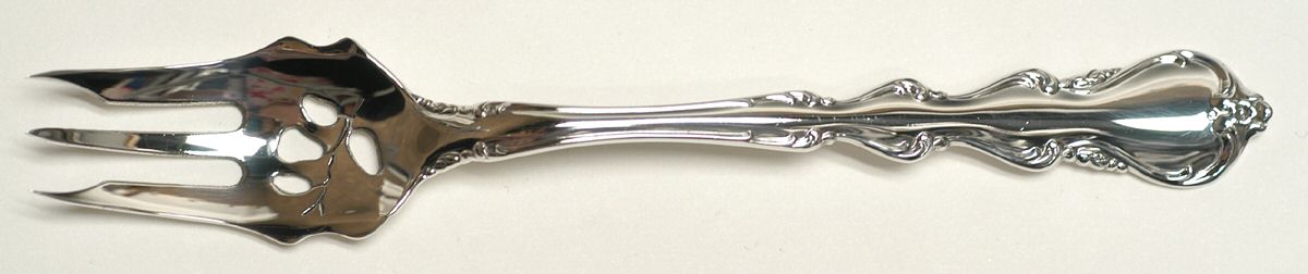 Angelique (Sterling) Pickle Fork Pierced with Short Handle HC by International Silver-1