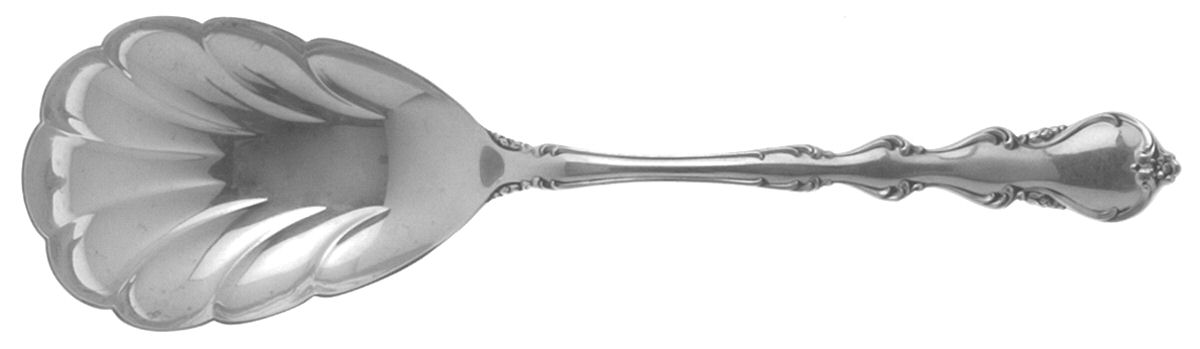 Angelique (Sterling) Solid Shell Casserole Spoon by International Silver-1