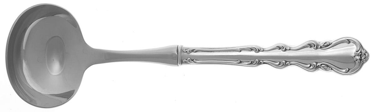 Angelique (Sterling) Hollow Handle Gravy Ladle with Stainless Bowl by International Silver-1