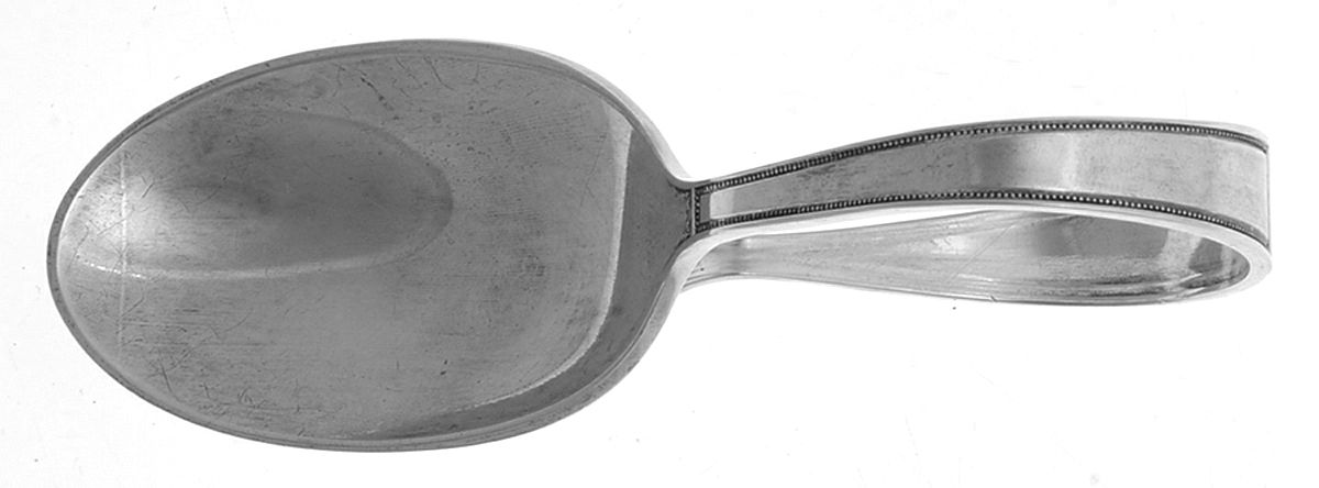 Anniversary (Silverplate, 1923) Curved Handle Baby Spoon by International Silver-1