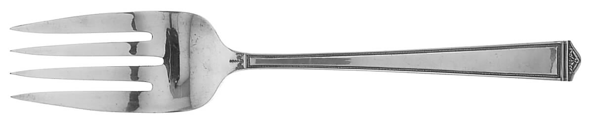 Anniversary (Silverplate, 1923) Large Solid Cold Meat Serving Fork by International Silver-1