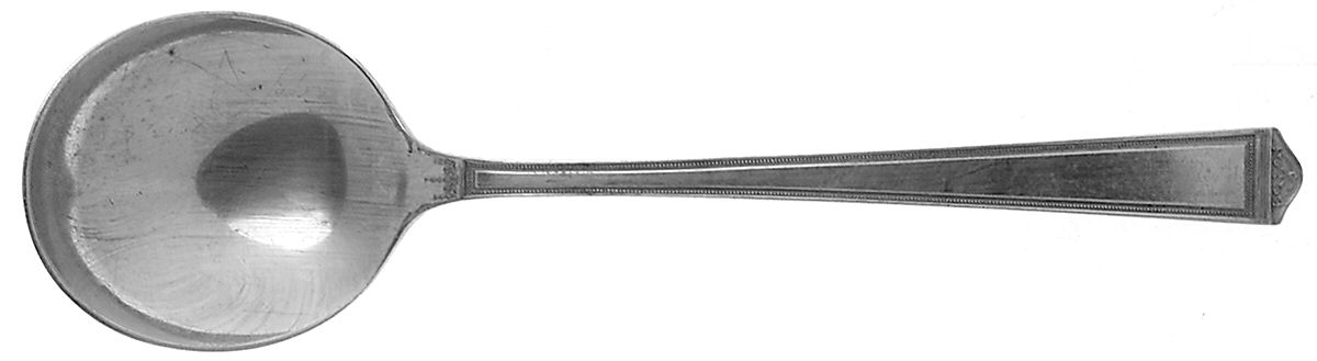 Anniversary (Silverplate, 1923) Round Bowl Soup Spoon (Gumbo) by International Silver-1