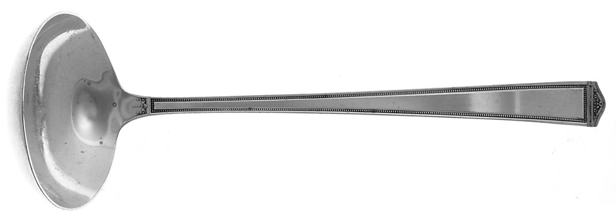 Anniversary (Silverplate, 1923) Solid Piece Cream Ladle by International Silver-1