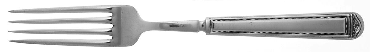 Anniversary (Silverplate, 1923) Indented Solid Handled Fork by International Silver-1
