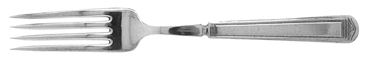 Anniversary (Silverplate, 1923) Indented Solid Handled Fork by International Silver-1