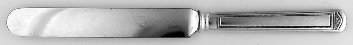 Anniversary (Silverplate, 1923) Blunt Solid Knife with Bolster by International Silver-1