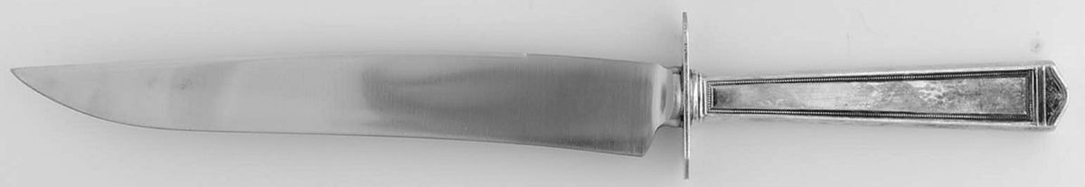 Anniversary (Silverplate, 1923) Small Steak Carving Knife with Stainless Blade by International Silver-1