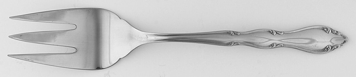 Anniversary (Stainless) Medium Solid Cold Meat Serving Fork by International Silver-1