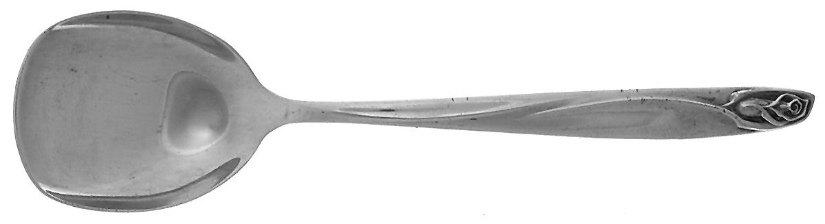 Anniversary Rose (Silverplate, 1962) Sugar Spoon by International Silver-1