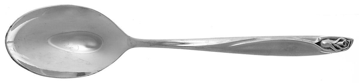 Anniversary Rose (Silverplate, 1962) Place/Oval Soup Spoon by International Silver-1
