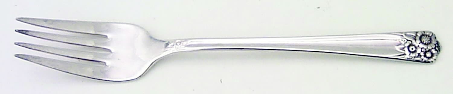April (Silverplate, 1950) Individual Salad Fork by International Silver-1