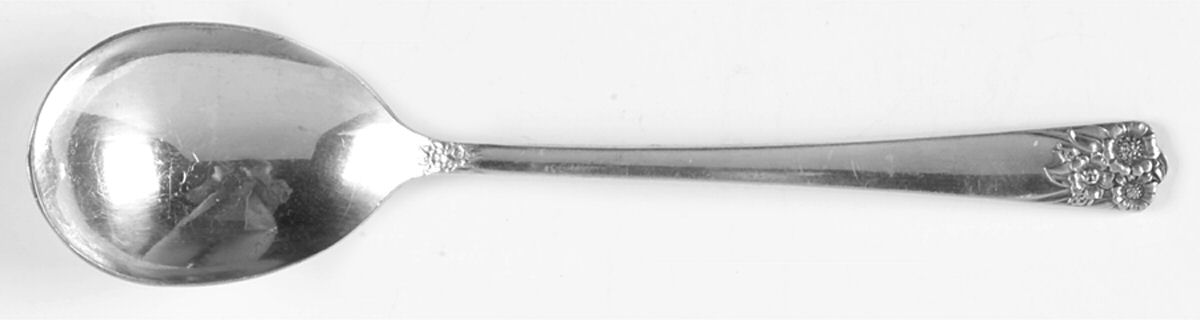 April (Silverplate, 1950) Sugar Spoon by International Silver-1
