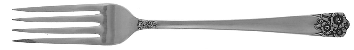 April (Silverplate, 1950) Youth Fork by International Silver-1