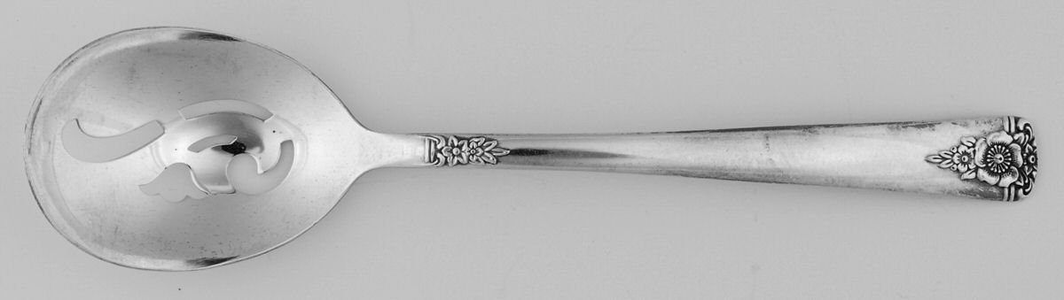 April (Silverplate, 1950) Relish Spoon by International Silver-1