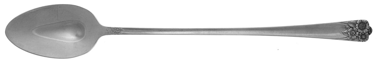 April (Silverplate, 1950) Iced Tea Spoon by International Silver-1
