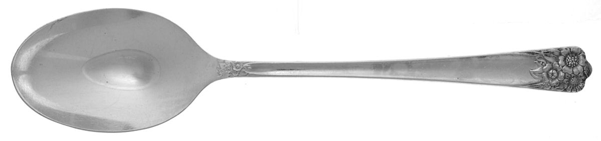 April (Silverplate, 1950) Dessert/Oval Soup Spoon by International Silver-1