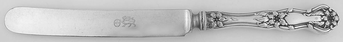 Arbutus (Silverplate, 1908, No Monograms) Old French Hollow Knife with Bolster by International Silver-1