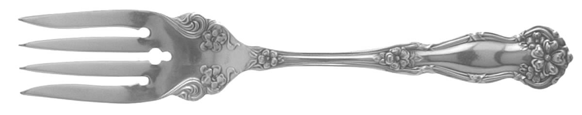 Arbutus (Silverplate, 1908, No Monograms) Individual Solid Fish Fork by International Silver-1