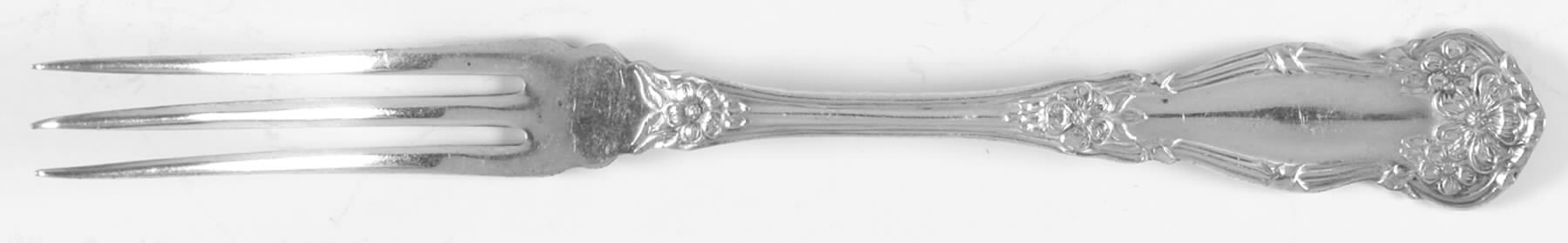 Arbutus (Silverplate, 1908, No Monograms) Strawberry Fork by International Silver-1