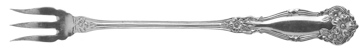 Arbutus (Silverplate, 1908, No Monograms) Oyster Fork by International Silver-1