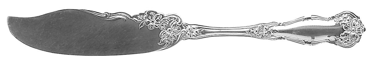 Arbutus (Silverplate, 1908, No Monograms) Flat Handle Butter Spreader by International Silver-1